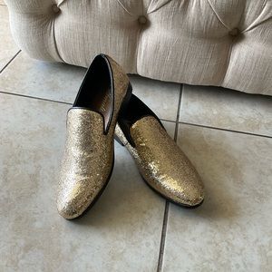 Amali Men's Sequin Barnes Slip-On Smoking Slipper Loafer SZ US 7.5